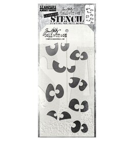 STAMPERS ANONYMOUS STAMPERS ANONYMOUS TIM HOLTZ PEEKABOO LAYERING STENCIL