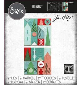 SIZZIX SIZZIX TIM HOLTZ THINLITS HOLIDAY BLOCKS DIE SET