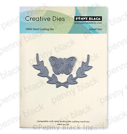 PENNY BLACK PENNY BLACK BUTTERFLY & LEAVES DIE SET