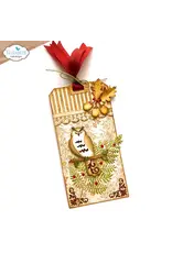 ELIZABETH CRAFT DESIGNS ELIZABETH CRAFT DESIGNS EVERYDAY ELEMENTS BY ANNETTE GREEN FALL WREATH & OWL DIE SET