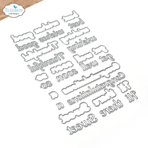 ELIZABETH CRAFT DESIGNS ELIZABETH CRAFT DESIGNS EVERYDAY ELEMENTS BY ANNETTE GREEN EVERYDAY WORDS 2 DIE SET