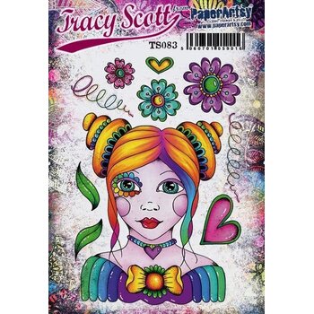 PAPER ARTSY PAPER ARTSY TRACY SCOTT TS083 CLING STAMP SET