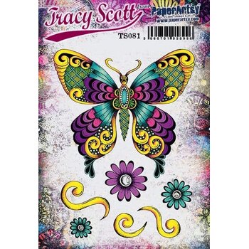 PAPER ARTSY PAPER ARTSY TRACY SCOTT TS081 CLING STAMP SET