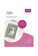 CRAFTERS COMPANION CRAFTER'S COMPANION THE HOLLY AND THE IVY DIE-CUTTING & EMBOSSING DIE SET