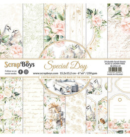 SCRAPBOYS SCRAPBOYS SPECIAL DAY 6x6 PAPER PAD 24 SHEETS