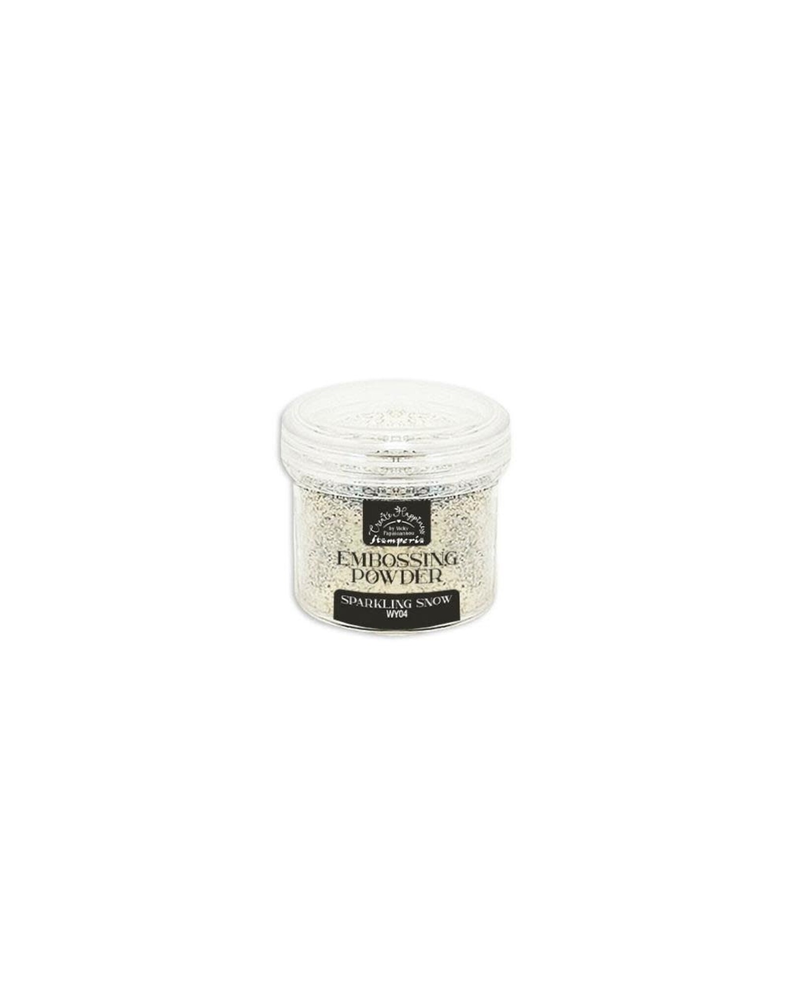 STAMPERIA STAMPERIA VICKY PAPAIOANNOU CREATE HAPPINESS SPARKLING SNOW EMBOSSING POWDER