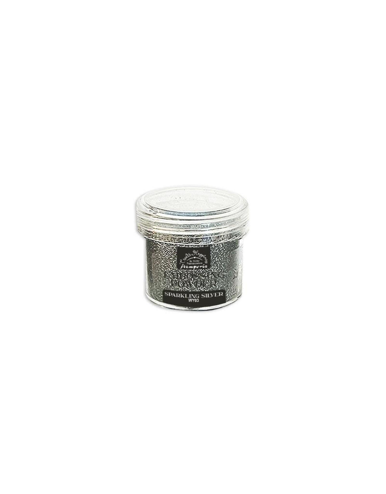 STAMPERIA STAMPERIA VICKY PAPAIOANNOU CREATE HAPPINESS SPARKLING SILVER EMBOSSING POWDER