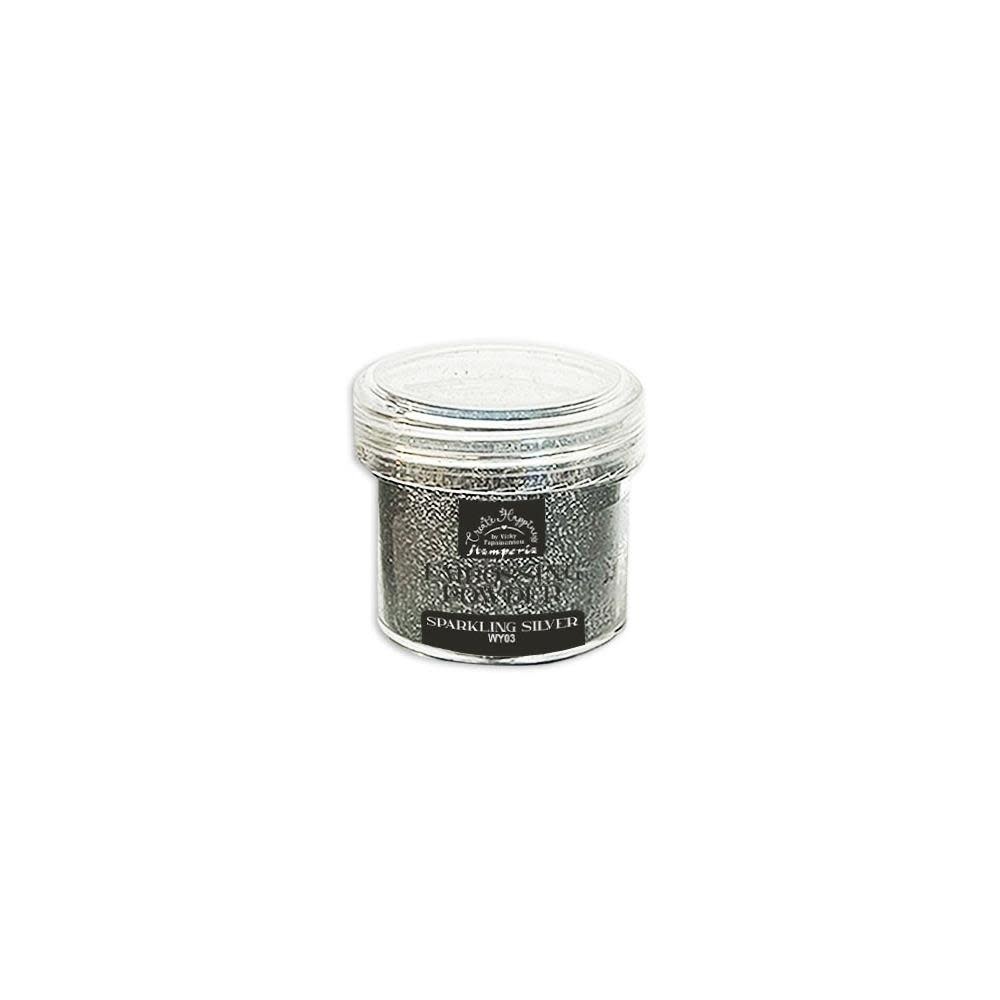STAMPERIA STAMPERIA VICKY PAPAIOANNOU CREATE HAPPINESS SPARKLING SILVER EMBOSSING POWDER