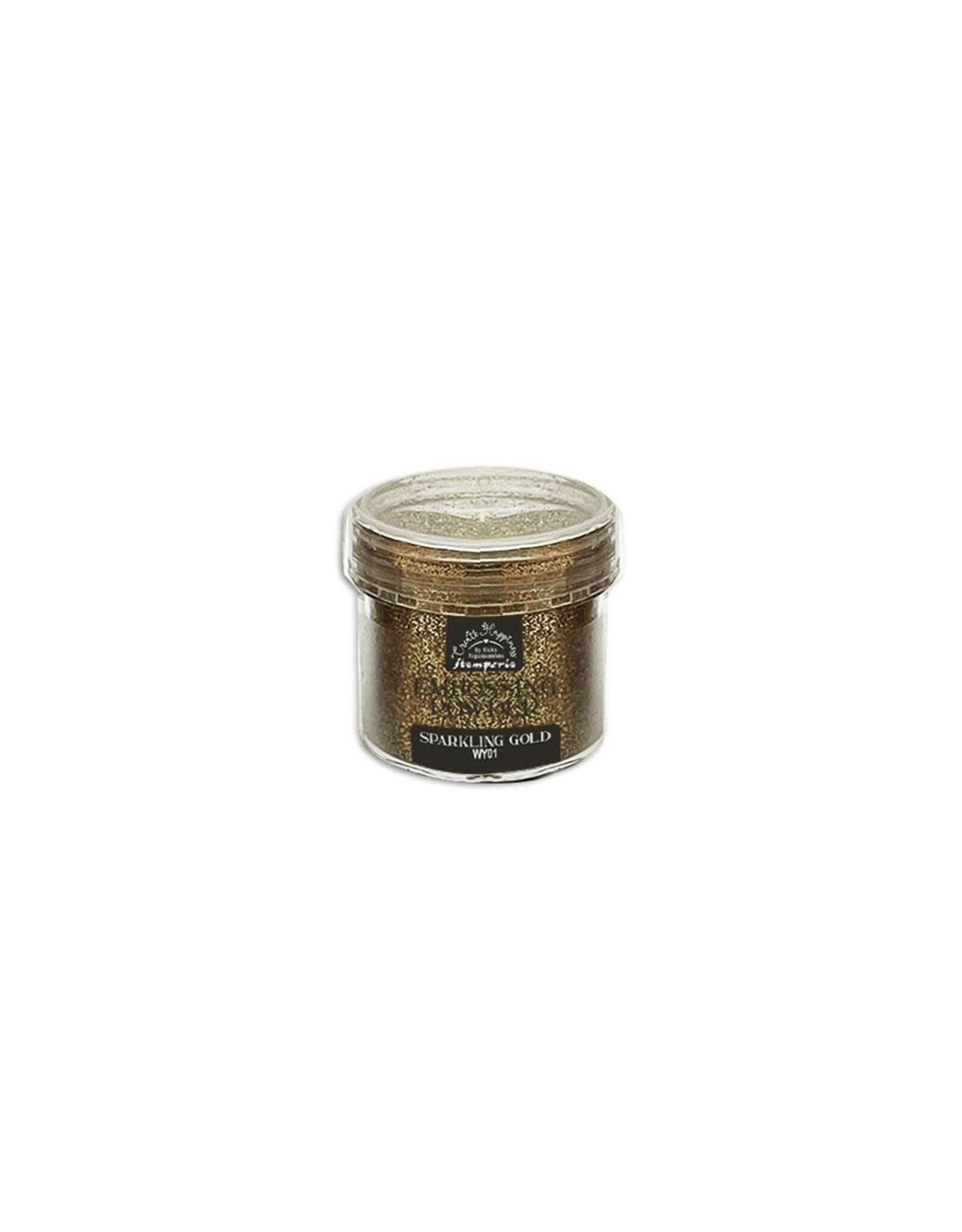STAMPERIA STAMPERIA VICKY PAPAIOANNOU CREATE HAPPINESS SPARKLING GOLD EMBOSSING POWDER