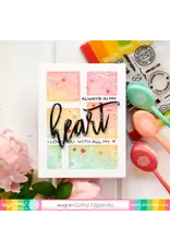 WAFFLE FLOWER WAFFLE FLOWER POSTAGE COLLAGE COLORING STENCIL 2/PK