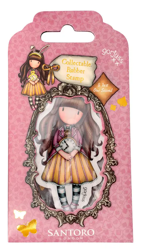 SANTORO'S GORJUSS JUST ONE SECOND WONDERLAND CLING STAMP Scrapbook