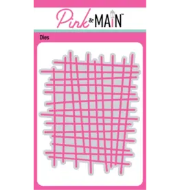 PINK & MAIN PINK & MAIN CROSSHATCH BACKGROUND DIE