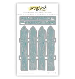 HONEY BEE HONEY BEE STAMPS LOVELY LAYERS: BARN WOOD FENCE DIE SET