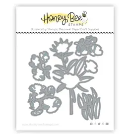 HONEY BEE HONEY BEE STAMPS LOVELY LAYERS: DIANTHUS DIE SET