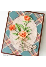 HONEY BEE HONEY BEE STAMPS LOVELY LAYERS: DIANTHUS DIE SET