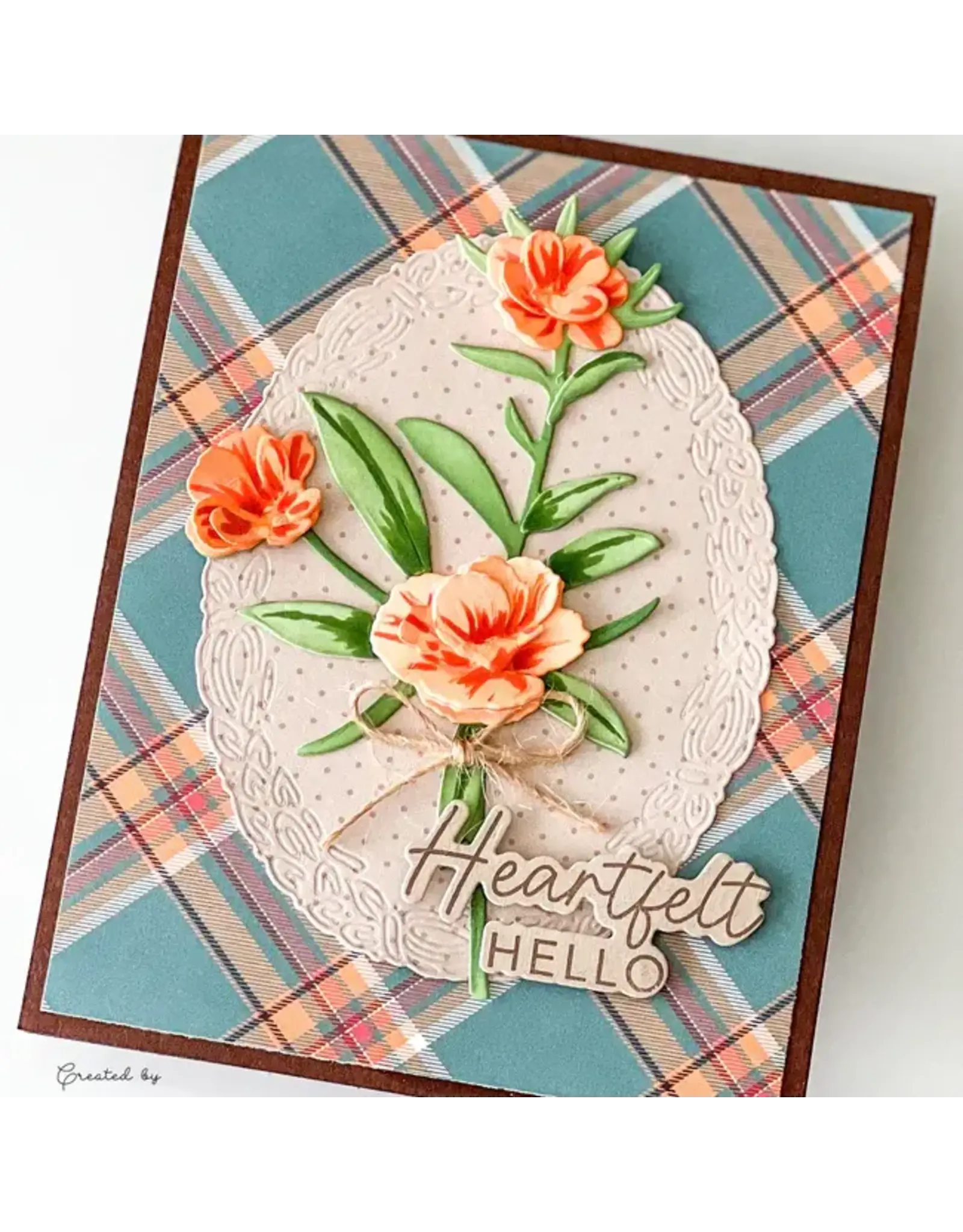 HONEY BEE HONEY BEE STAMPS LOVELY LAYERS: DIANTHUS DIE SET