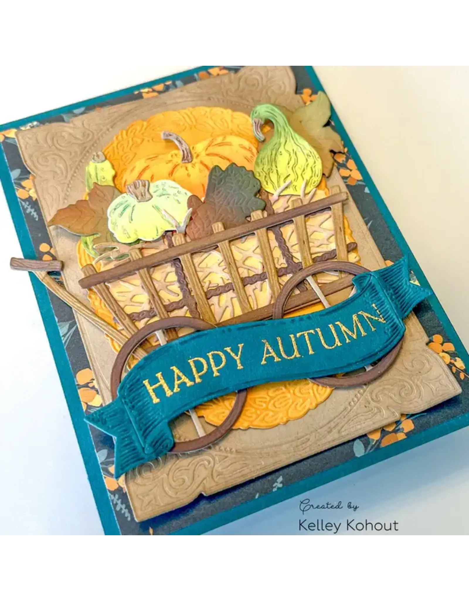 HONEY BEE HONEY BEE STAMPS LOVELY LAYERS: FALL BOUNTY DIE SET