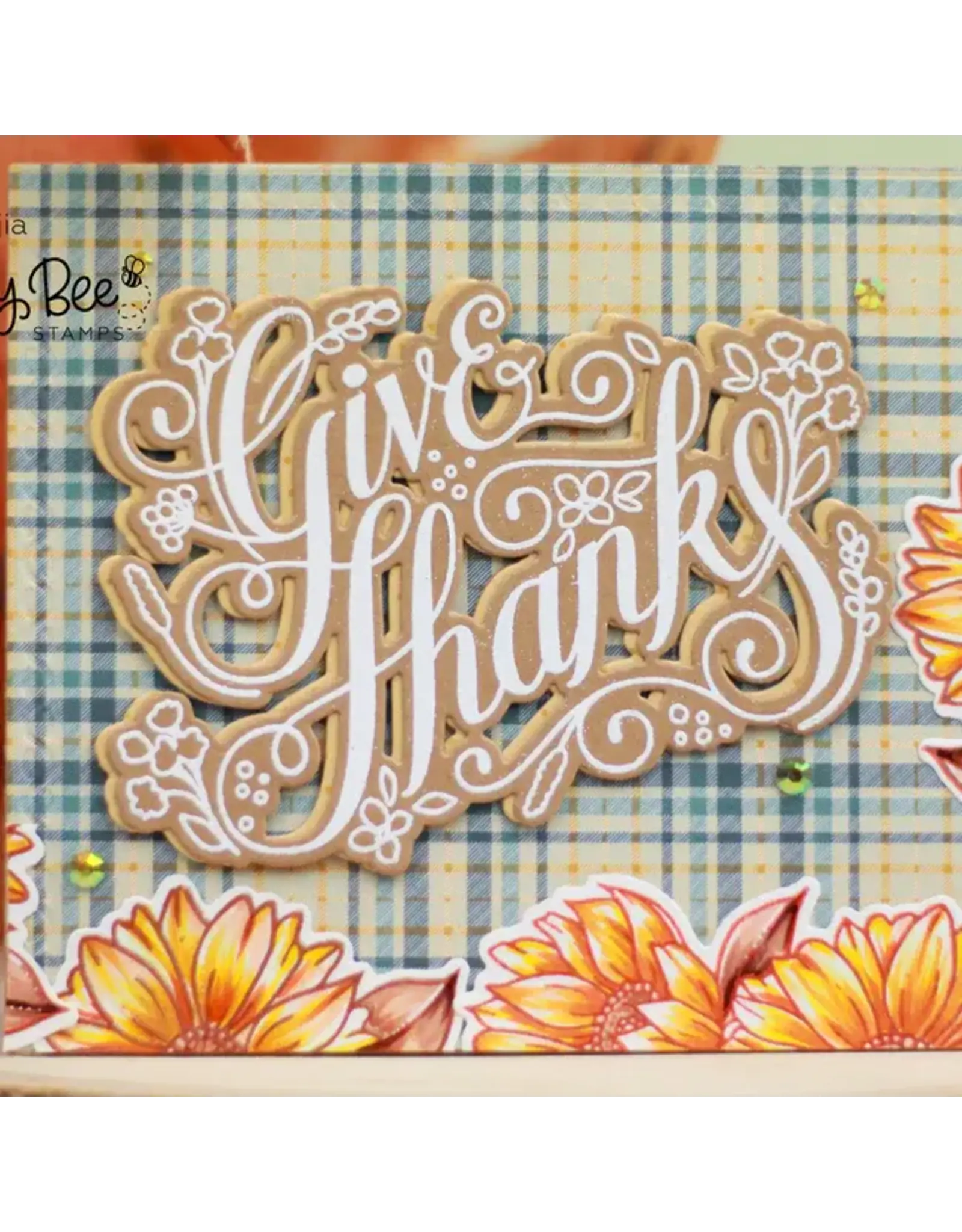 HONEY BEE HONEY BEE STAMPS GRATEFUL GATHERINGS CLEAR STAMP SET