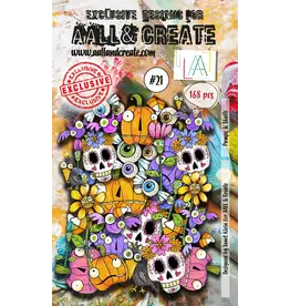 AALL & CREATE AALL & CREATE JANET KLEIN # 21 PUMPS & SKULLS COLOR DIE CUTS 168/PK
