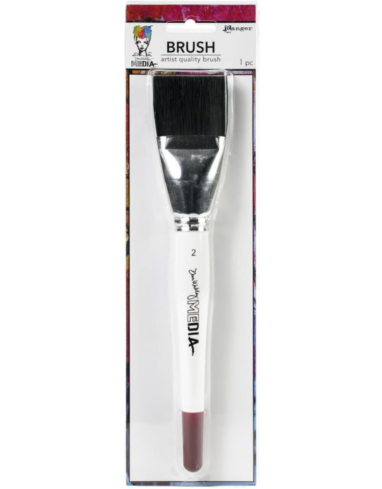 RANGER RANGER DINA WAKLEY MEDIA STIFF BRISTLE BRUSH 2''