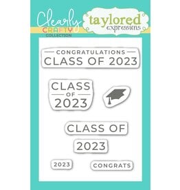 TAYLORED EXPRESSIONS TAYLORED EXPRESSIONS CLASS OF 2023 CLEAR STAMP SET