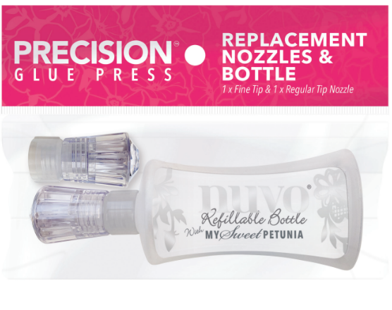 MY SWEET PETUNIA MY SWEET PETUNIA PRECISION GLUE PRESS REPLACEMENT NOZZLES & BOTTLE