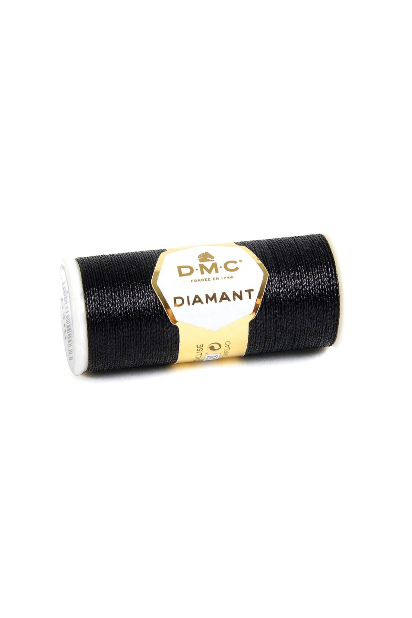 DMC DIAMANT METALLIC THREAD BLACK