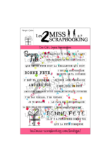 LES 2 MISS SCRAPBOOKING LES 2 MISS SCRAPBOOKING JOYEUX ANNIVERSAIRE DIE-CUTS
