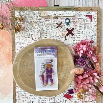 CHOU & FLOWERS CHOU & FLOWERS COLLECTION CABINET DE CURIOSITES MR CITROUILLE CLEAR STAMP