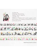 THE WASHI TAPE SHOP THE WASHI TAPE SHOP CATSDOGS WASHI TAPE STICKER SET