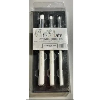 LISA HORTON CRAFTS LISA HORTON CRAFTS THE ULTI-MATE STENCIL BRUSHES 3/PK
