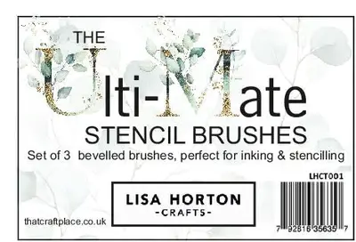 LISA HORTON CRAFTS LISA HORTON CRAFTS THE ULTI-MATE STENCIL BRUSHES 3/PK