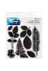 RANGER RANGER SIMON HURLEY CREATE LEAF PRINTS 6x6 CLING STAMP SET