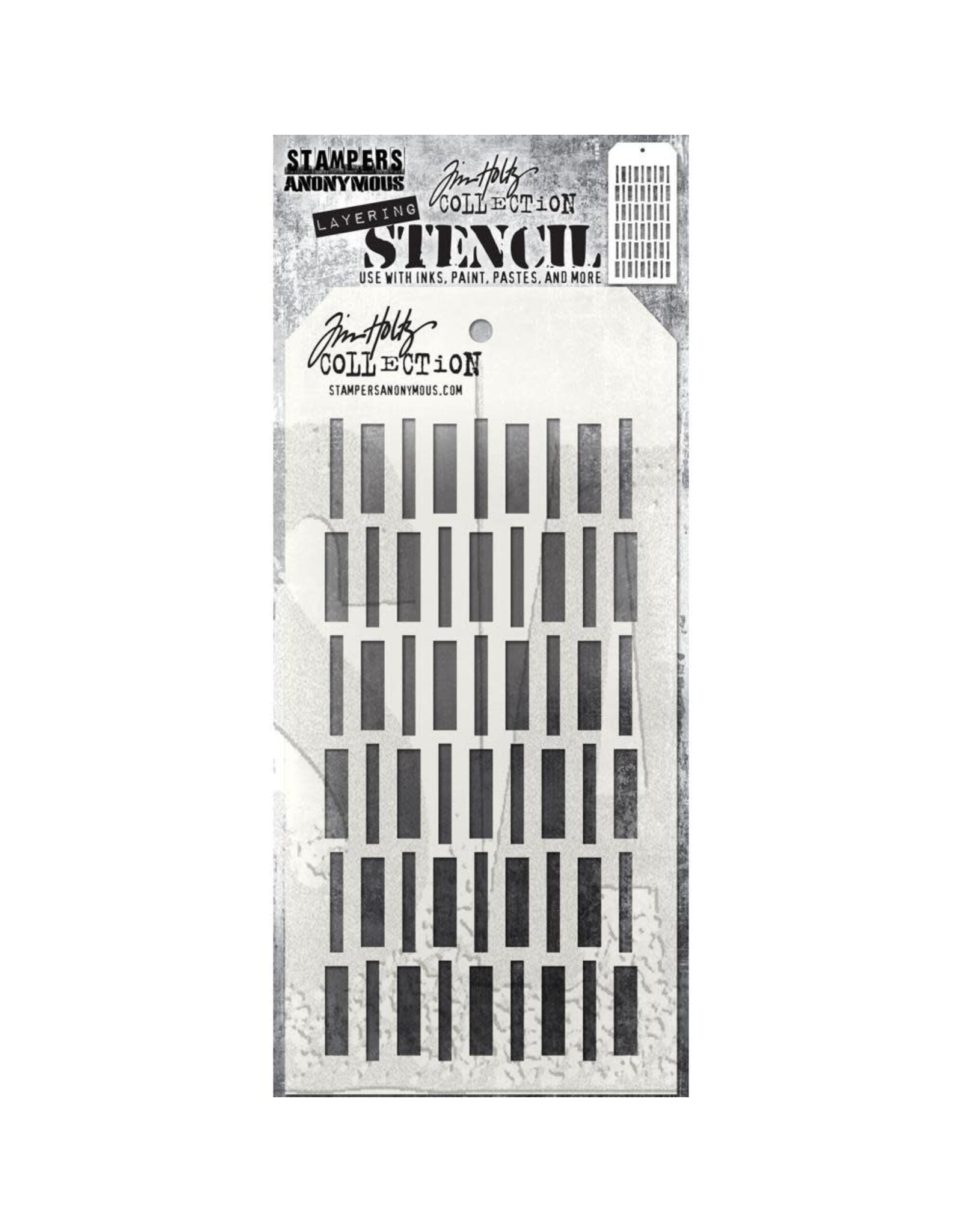 STAMPERS ANONYMOUS STAMPERS ANONYMOUS TIM HOLTZ STICKS LAYERING STENCIL