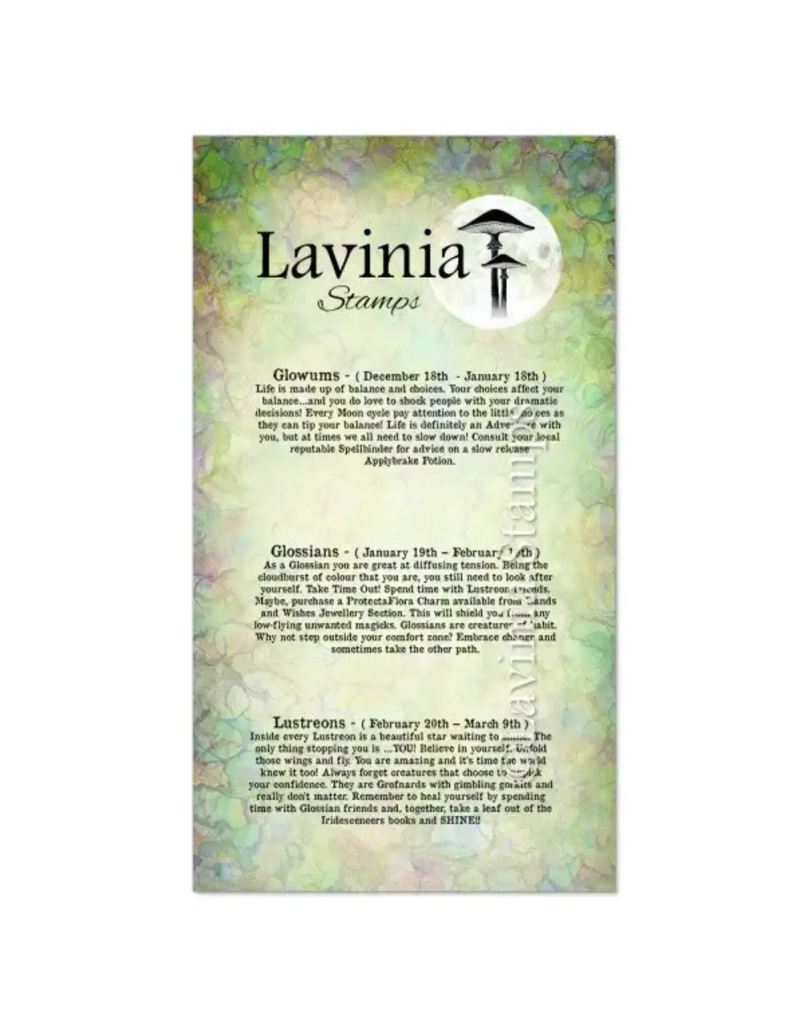 LAVINIA STAMPS LAVINIA STAMPS CRYSTAL SIGNS CLEAR STAMP SET