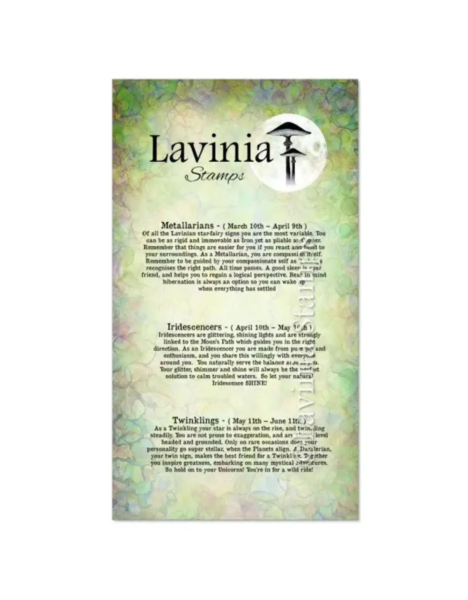 LAVINIA STAMPS LAVINIA STAMPS PSYCHIC SIGNS CLEAR STAMP SET
