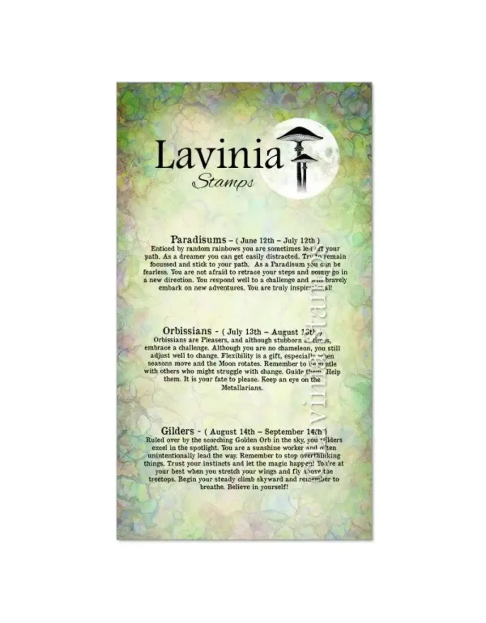 LAVINIA STAMPS LAVINIA STAMPS SPIRIT SIGNS CLEAR STAMP SET