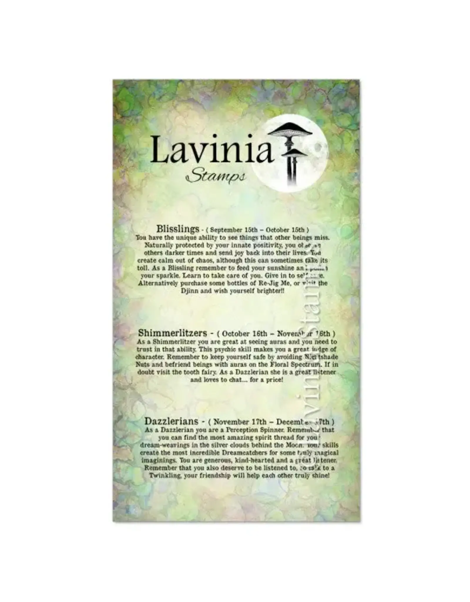 LAVINIA STAMPS LAVINIA STAMPS MOON SIGNS CLEAR STAMP SET
