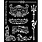 STAMPERIA STAMPERIA SONGS OF THE SEA PLATES AND TRIDENT 20x25cm STENCIL