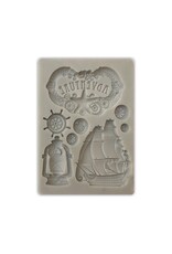 STAMPERIA STAMPERIA SONGS OF THE SEA ADVENTURE A6 SILICONE MOULD