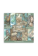 STAMPERIA STAMPERIA SONGS OF THE SEA 12X12 COLLECTION PACK 10 SHEETS