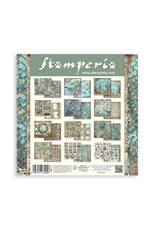 STAMPERIA STAMPERIA SONGS OF THE SEA 12X12 COLLECTION PACK 10 SHEETS