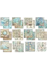 STAMPERIA STAMPERIA SONGS OF THE SEA 12X12 COLLECTION PACK 10 SHEETS