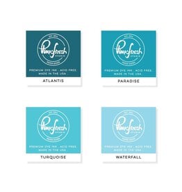 PINKFRESH PINKFRESH STUDIO AMALFI COAST PREMIUM DYE CUBE INK PADS 4/PK