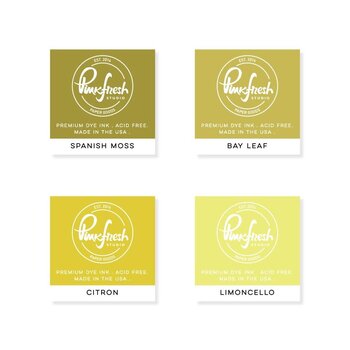 PINKFRESH PINKFRESH STUDIO WEEPING WILLOW PREMIUM DYE CUBE INK PADS 4/PK