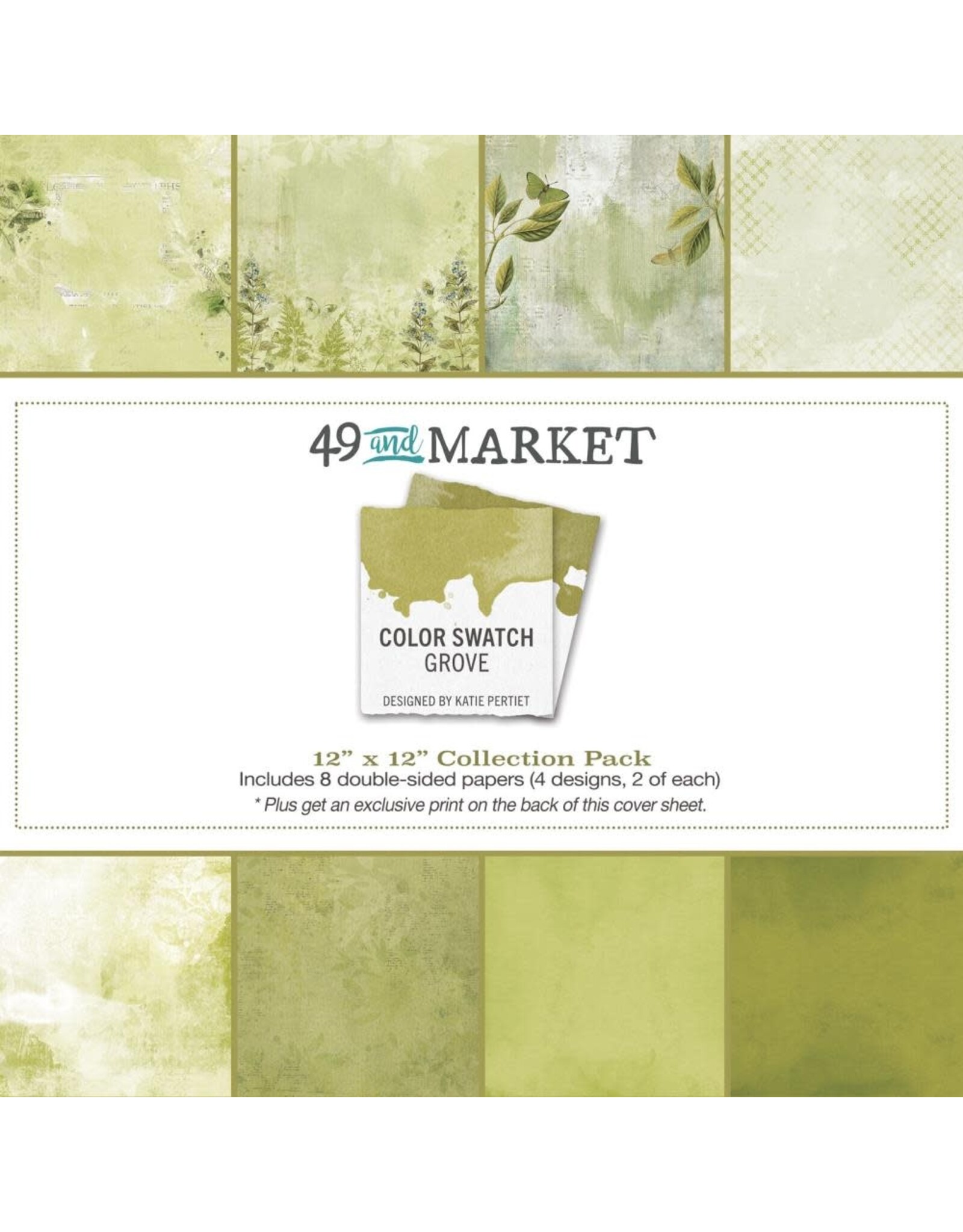 49 AND MARKET 49 AND MARKET COLOR SWATCH GROVE 12x12 COLLECTION PACK