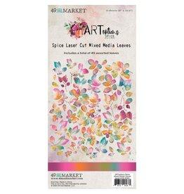 49 AND MARKET 49 AND MARKET ARTOPTIONS SPICE MIXED MEDIA LEAVES 6x12 LASER CUT ELEMENTS  49/PK