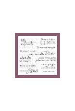 SIMPLY GRAPHIC SIMPLY GRAPHIC PLANCHE RETRAITE CLEAR STAMP SET