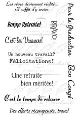 SIMPLE A SOUHAITS SIMPLE A SOUHAIT ÉTAPES DE VIE ACRYLIC STAMP SET