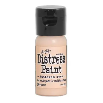 RANGER TIM HOLTZ DISTRESS ACRYLIC PAINT TATTERED ROSE 1OZ